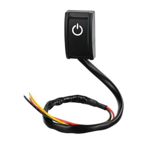 Jtron Car DIY Switch Paste Type Button Switch - OFF/ON DC 12V/200mA - 1