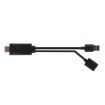 USB Male to HDMI Adapter Cable - Black - 3