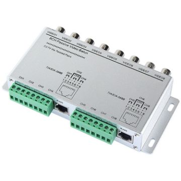 8 Channel Passive UTP Video Balun - Silver - 1
