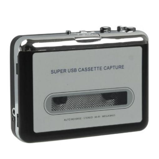 USB Cassette to MP3 Converter - Capture Audio Music Player - 1
