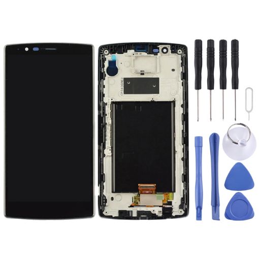 LCD Frame Touch Pad Digitizer Assembly for LG G4 - Black - 1
