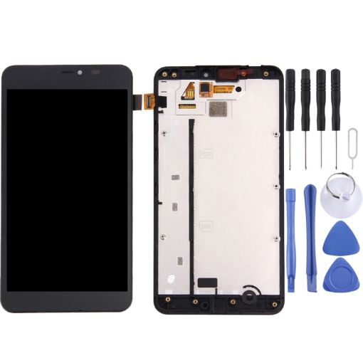 LCD Screen and Digitizer Assembly for Microsoft Lumia 640 XL - Black - 1