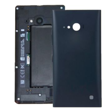 Black Battery Back Cover for Nokia Lumia 735 - Genuine Replacement - 1