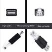 RJ45 Male to USB AF Adapter - Black - 4