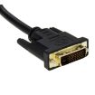 29.5cm DVI 24+1 Pin Male to 2 x HDMI Female Splitter Cable - 3