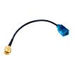 Fakra Z Female to SMA Male Adapter Cable - Blue - 2
