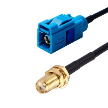 20cm C Female to SMA Female Connector Adapter Cable Blue - 1