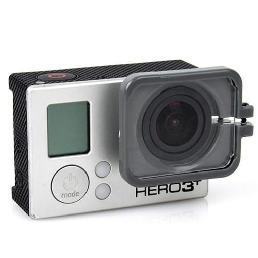 TMC Lens Anti-exposure Hood for GoPro HERO4 /3+ (Grey) - 1