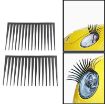 2 PCS Black Electric Eye Vehicle Eyelashes - Etle - 1