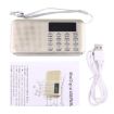 Portable Stereo LCD Digital FM AM Radio Speaker, Rechargeable Li-ion Battery - 4