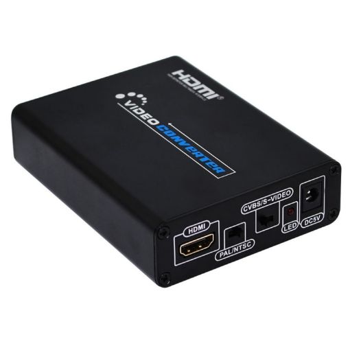 HDMI to Composite AV S-Video Converter Adapter - 1