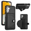 Samsung Galaxy A05s Shockproof Leather Phone Case with Card Holder - Black - 1