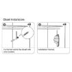 L-Shaped Iron Wire Rack Baseball Cap Storage Stand Wall Mounted Hat Holder - 9