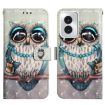 Motorola Moto G Power 5G 2024 Leather Phone Case - Grey Owl - 3
