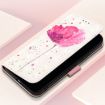 Motorola Edge 40 Neo 3D Painting Leather Phone Case (Flower) - 2