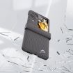 OPPO Find N3 Flip 3 in 1 Carbon Fiber Phone Case - Black - 4
