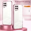 Samsung Galaxy M53 5G Transparent Plating Phone Case (Gold) - 2