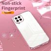 Samsung Galaxy M53 5G Blue Transparent Plating Phone Case - 4