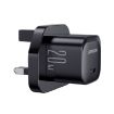 JOYROOM JR-TCF02 PD Type-C 20W Mini Charger - UK Plug (Black) - 1