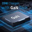 NORTHJO NOGAN3502 GaN PD PPS 35W Dual USB-C Wall Fast Charger - UK Plug - 3