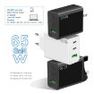 GaN PD65W Type-C x 2 + USB3.0 Laptop Adapter EU Plug White - 4