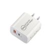 PD30W USB-C/Type-C + QC3.0 USB Dual Port Charger with 1m Type-C to 8 Pin Data Cable - 2