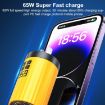 WK WP-U01 Mecha Series Energy Bar 65W Gallium Nitride Dual USB-C/Type-C + USB Charger - 4