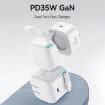 USAMS US-CC210 SMF Series PD35W Dual Port GaN Fast Charger - 2