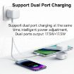USAMS PD35W Dual Type-C Port GaN Fast Charger - US Plug (Black) - 4