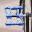 WEST BIKING YP0802080 Aluminum Alloy Bicycle Pedal - Red - 7
