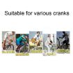 Mountain Bike Aluminum Alloy Non-Slip Bearing Pedal Blue - 6