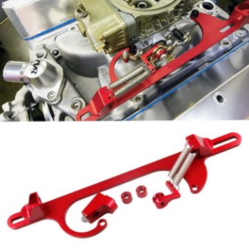 Picture of Car Modification Throttle Base Cable Base Section Aluminum Alloy Throttle Cable (Red)