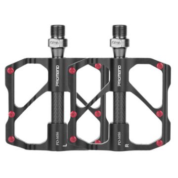 PROMEND Carbon Fiber Bearing Pedal - Black (1 Pair) - 1
