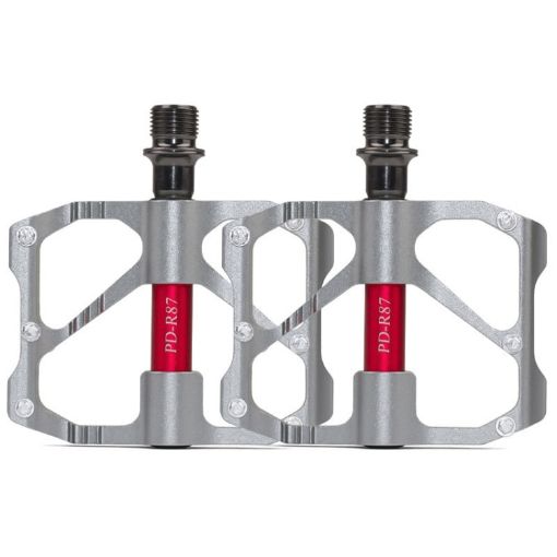 PROMEND Aluminum Pedals PD-R87 Titanium - 1 Pair - 1