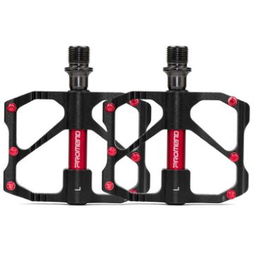 Picture of 1 Pair PROMEND Mountain Bike Road Bike Bicycle Aluminum Pedals (PD-R87 Black)