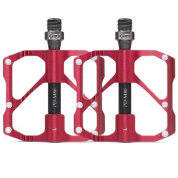 PROMEND Mountain Bike Aluminum Pedals - Red - 1