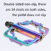 WEST BIKING YP0802081 Colorful Mountain Road Bike Pedals - 4