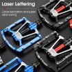 WEST BIKING Mountain Bike Aluminum Alloy Pedal - Blue - 7