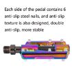 PROMEND Aluminum Alloy Bicycle Pedal PD-R87CY - Colorful Design - 4