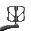 PROMEND Carbon Fiber Bearing Pedal - 1 Pair - Silver - 5