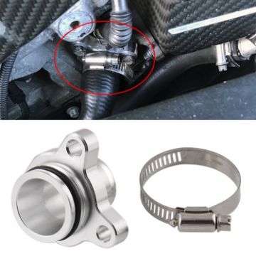 BMW 335i Car Water Hose Joint Pipe Adaptor 28mm with Clamps - 1