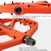 MEROCA Mountain Bike Nylon Pedal - Orange - 6
