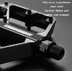 WEST BIKING Bicycle Aluminum Alloy Chromium Molybdenum Steel Axle Pedal Black - 5