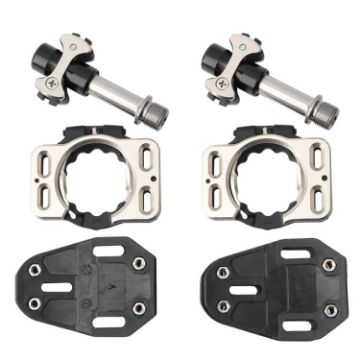 MEROCA Road Lock Shoes Card Three Pardin Bicycle Lollipops Self-Locking Pedal - 1