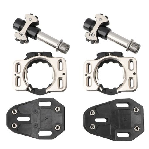 MEROCA Road Lock Shoes Card Three Pardin Bicycle Lollipops Self-Locking Pedal - 1
