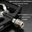 WEST BIKING Aluminum Dual-Purpose Self-Locking Pedals - Black - 5