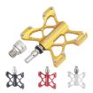 LitePro K5 Folding Bike Aluminum Pedals - Red - 2