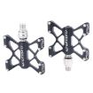 LitePro K5 Folding Bike Aluminum Pedals - Black - 1
