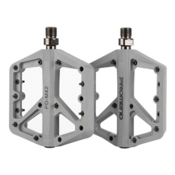 PROMEND PD-M42 Mountain Bicycle Pedals (Grey) - 1 Pair - 1