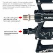 PROMEND PD-M28E Aluminum Alloy DU Bearings Pedals with LED - 4